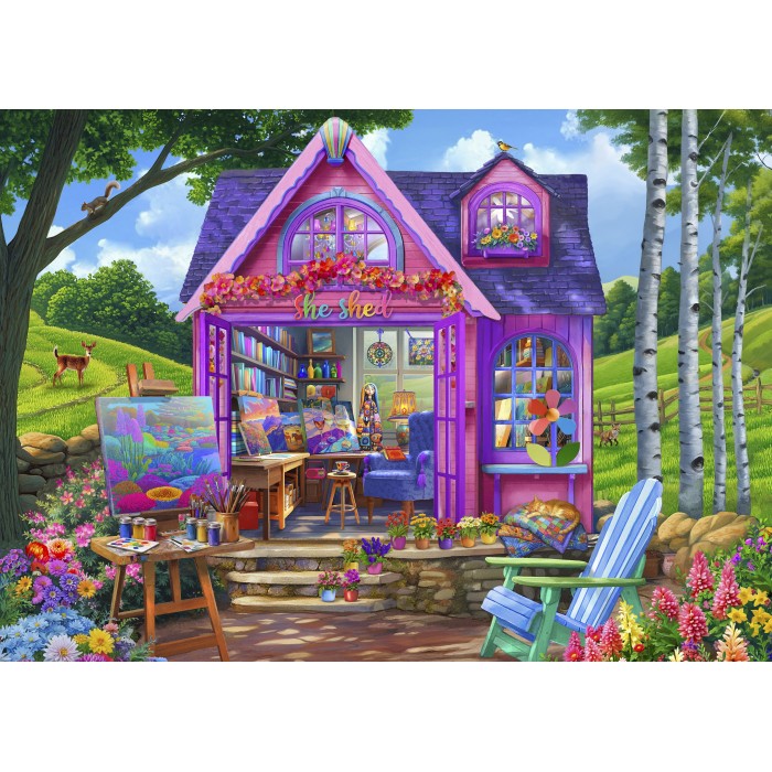 Puzzle  Bluebird-Puzzle-F-90937 She Shed Studio