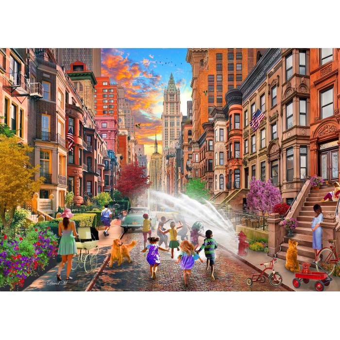Puzzle  Bluebird-Puzzle-F-90966 Heisse Sommertage NYC