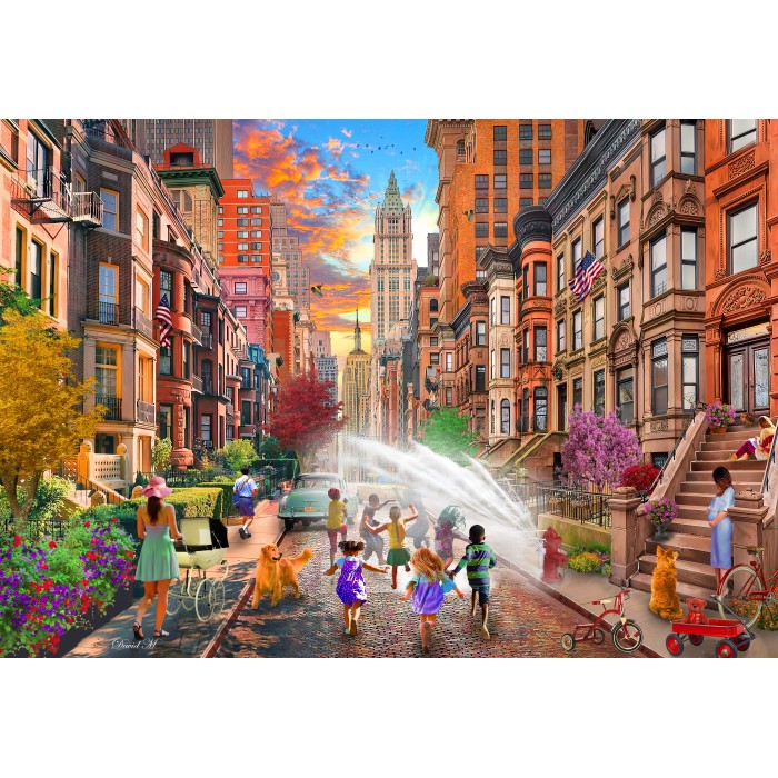 Puzzle  Bluebird-Puzzle-F-90967 Heisse Sommertage NYC