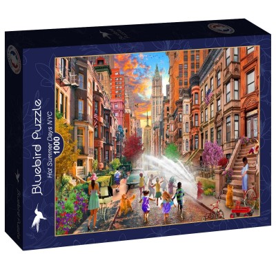 Puzzle Bluebird-Puzzle-F-90967 Heisse Sommertage NYC
