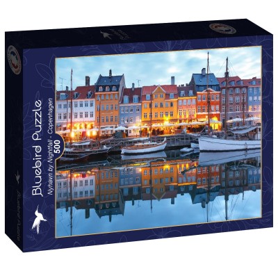 Puzzle Bluebird-Puzzle-F-90992 Nyhavn bei Sonnenuntergang - Kopenhagen