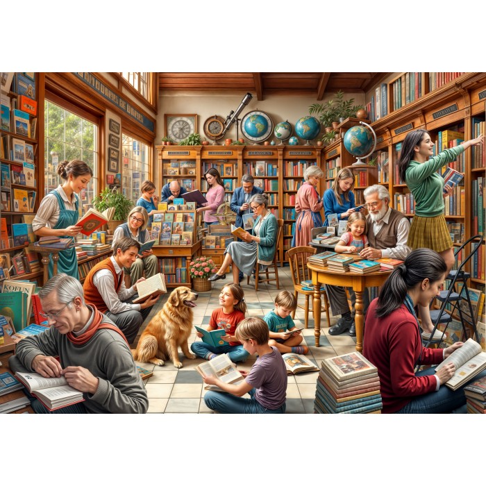 Puzzle  Bluebird-Puzzle-F-91001 Buchhandlung