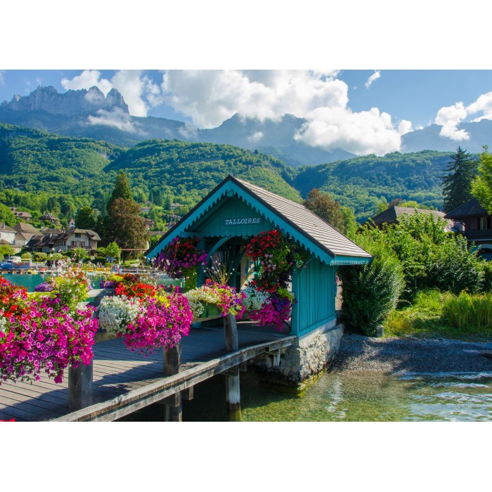 Puzzle  Bluebird-Puzzle-F-91025 Blick auf den See von Annecy