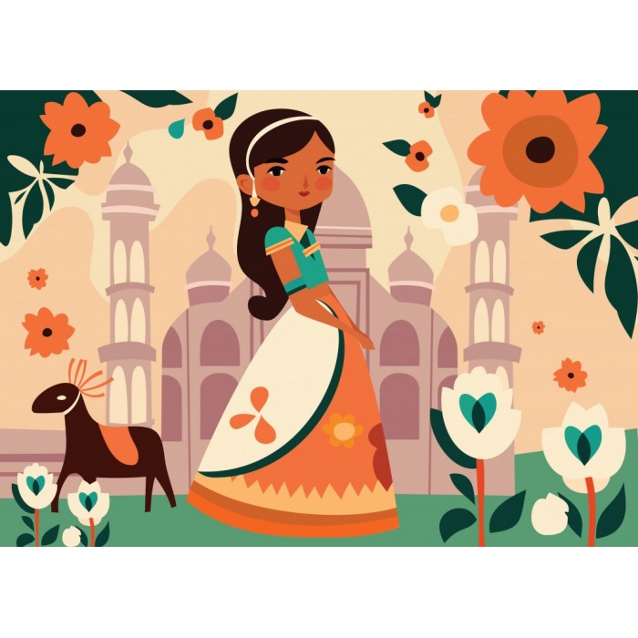Puzzle   La Princesse Indienne