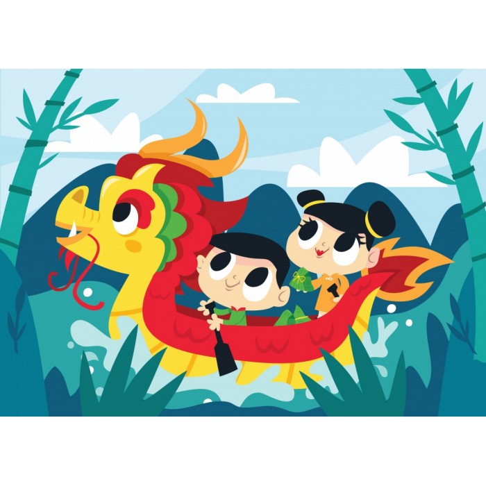 Puzzle   Le Bateau Dragon