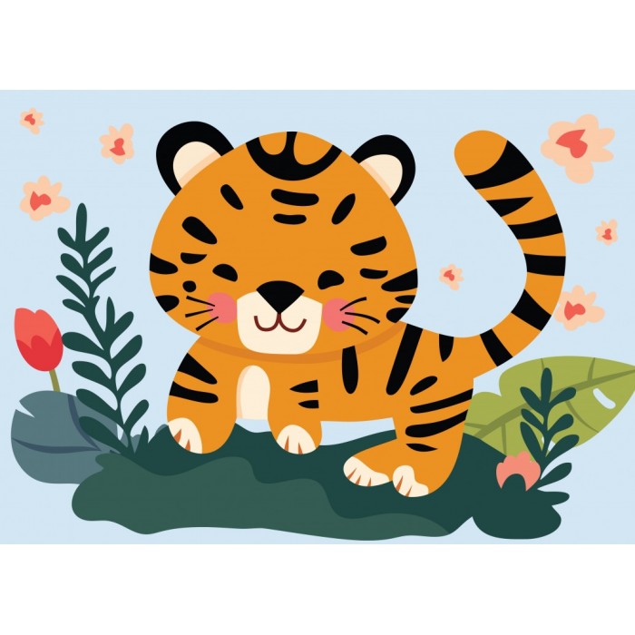 Puzzle   Le Bébé Tigre
