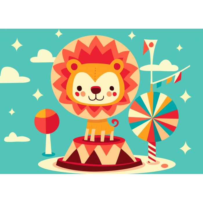 Puzzle   Le Lionceau Fait son Cirque