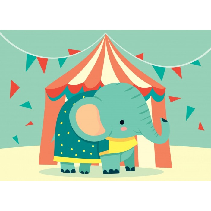 Puzzle   L'Eléphant Fait son Cirque
