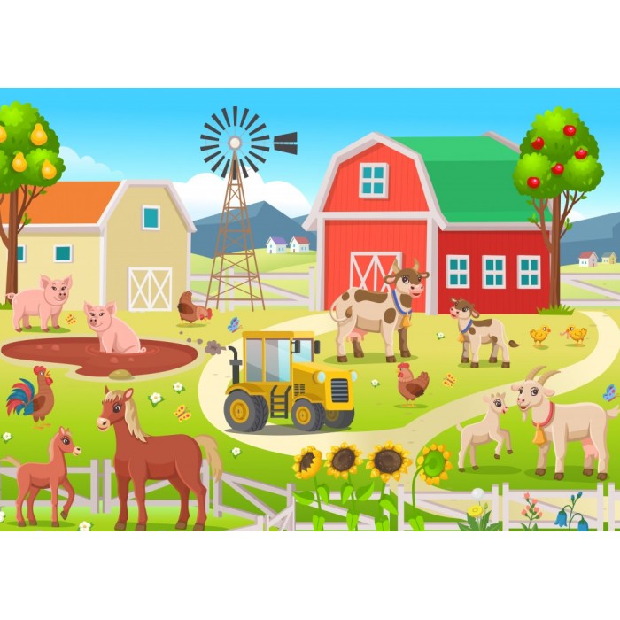 Puzzle   Les Animaux de la Ferme