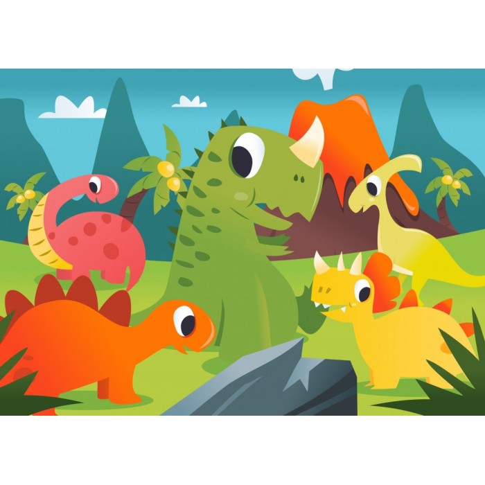 Puzzle   Les Joyeux Dinosaures