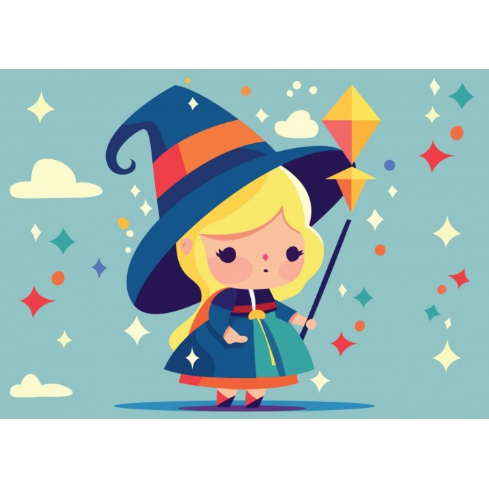 Puzzle   Petit Sorcière Magicienne