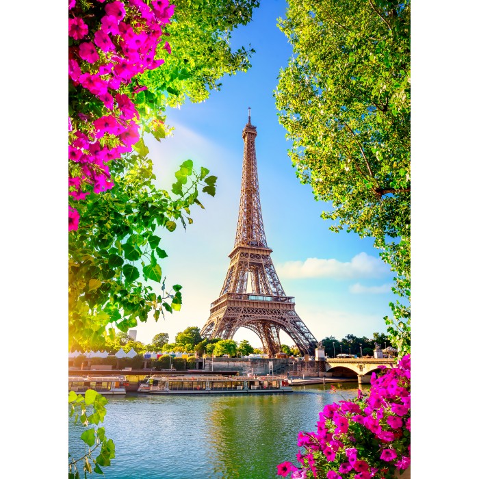 Puzzle   Tour Eiffel au Printemps