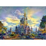 Puzzle   Walt Disney World Castle, Orlando, Floride, USA