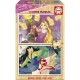 2 Holzpuzzles - Disney Princess