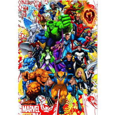 Puzzle Educa-15560 Marvel Helden