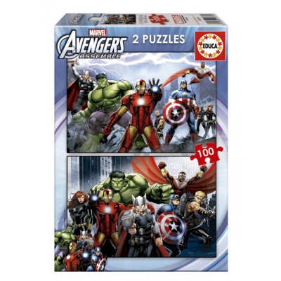 Educa-15771 2 Puzzles - Avengers