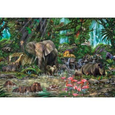 Puzzle Educa-16013 Afrikanischer Dschungel