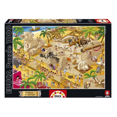 Puzzle Educa-16345 Stories of the History: Altes Ägypten