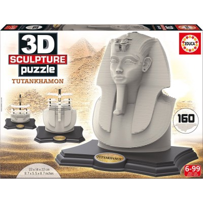 Educa-16503 3D Sculpture Puzzle - Tutankhamon