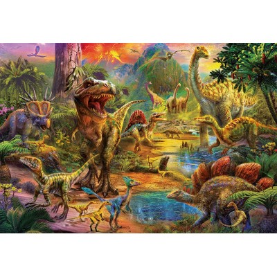 Puzzle Educa-17655 Dinosaurier
