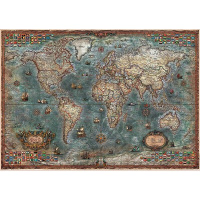 Puzzle Educa-18017 Antike Weltkarte