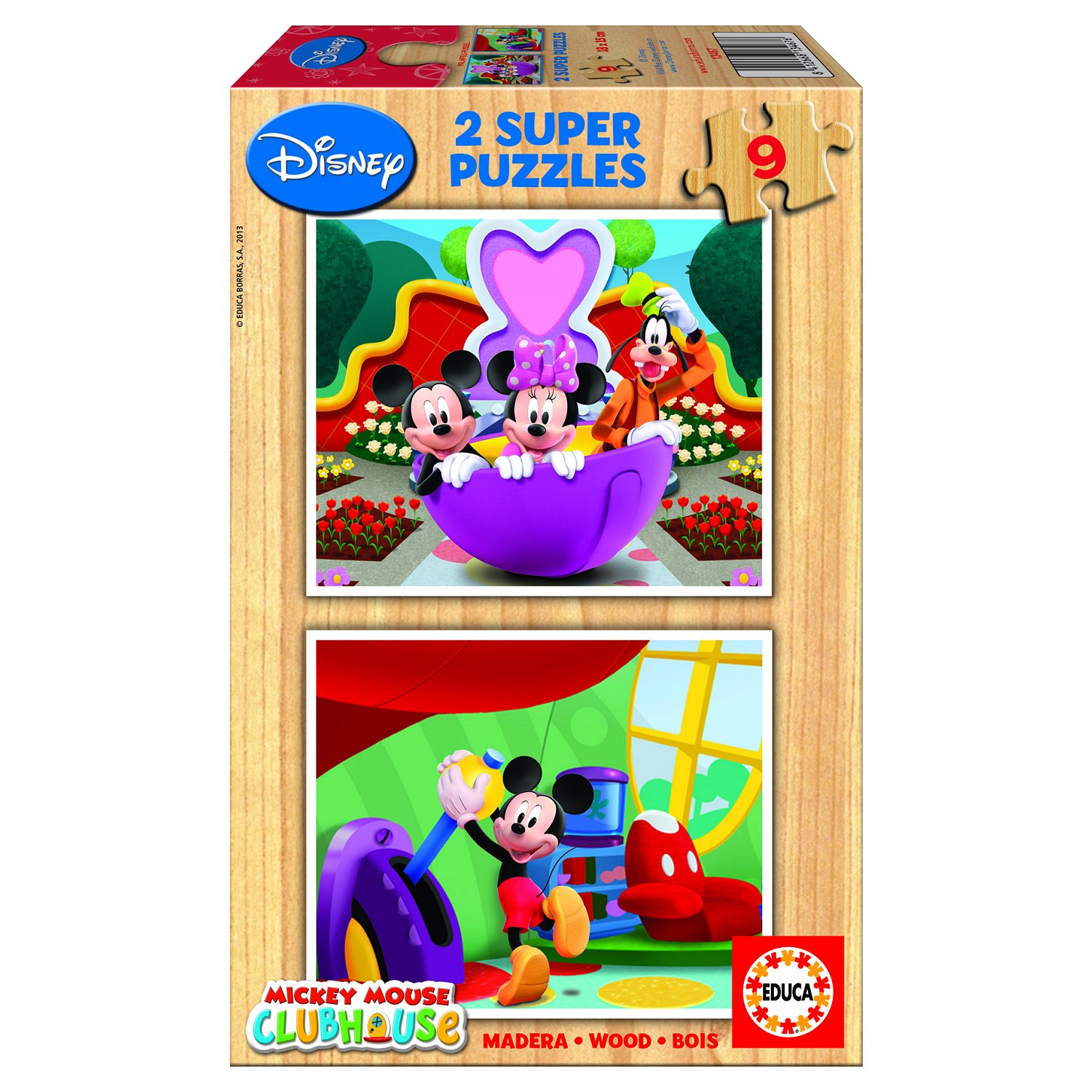 Clubhaus 3 x 49 Teile Puzzle Ravensburger Disney Mickey Mouse