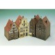 Kartonmodelbau: 4 Häuser aus Lüneburg II