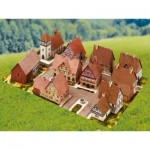 Puzzle   Kartonmodelbau: Dorf mit Fachwerkhäusern