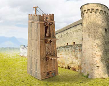 Puzzle Schreiber-Bogen-759 Kartonmodelbau: Römischer Belagerungsturm