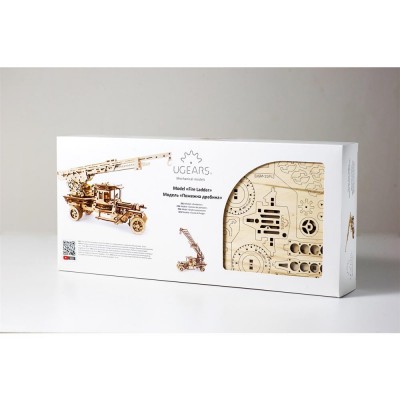 Ugears-12031 3D Holzpuzzle - Fire Ladder