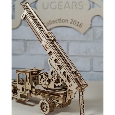 Ugears-12031 3D Holzpuzzle - Fire Ladder