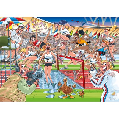 Puzzle Jumbo-00587 Wasgij Original 44 - Sommerspiele