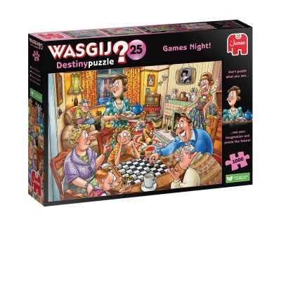 Puzzle Jumbo-00594 Wasgij Destiny - Games Night