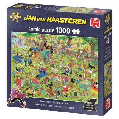 Puzzle Jumbo-00624 Jan van Haasteren - Hunde-Hindernislauf
