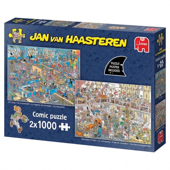  Jumbo-00647 2 Puzzles - Jan van Haasteren - Der Baumarkt