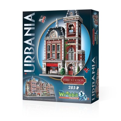 Wrebbit-3D-0505 3D Puzzle - Urbania Collection - Feuerwehrhaus
