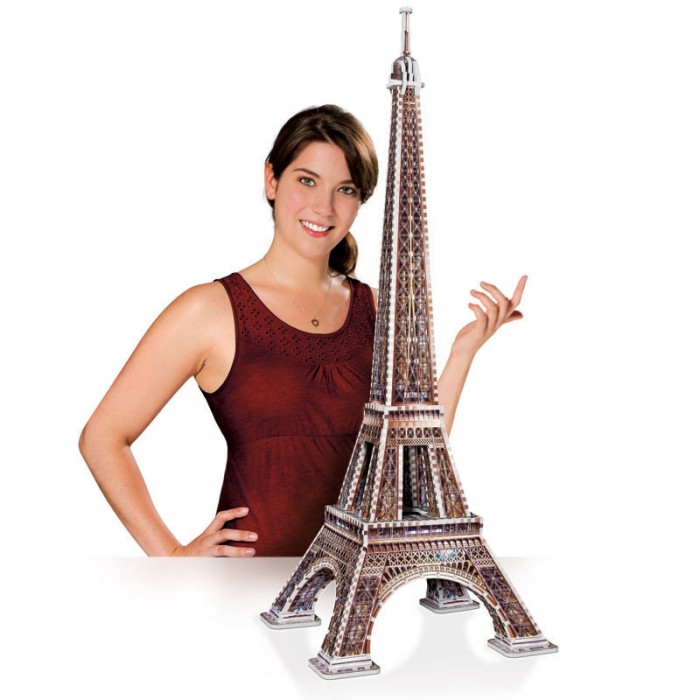 Wrebbit-3D-2009 3D Puzzle - Paris: Eiffelturm