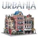  Wrebbit-Set-Urbania 3D Puzzle - Urbania Collection - Café, Cinema, Hotel