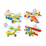   4 Puzzles - Flugzeuge