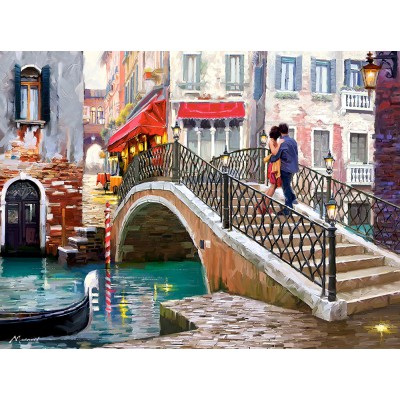 Puzzle Castorland-200559 Brücke in Venedig