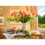 Puzzle  Castorland-300594 Floral Impressions