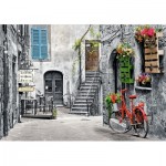 Puzzle  Castorland-53339 Charming Alley with Red Bicycle