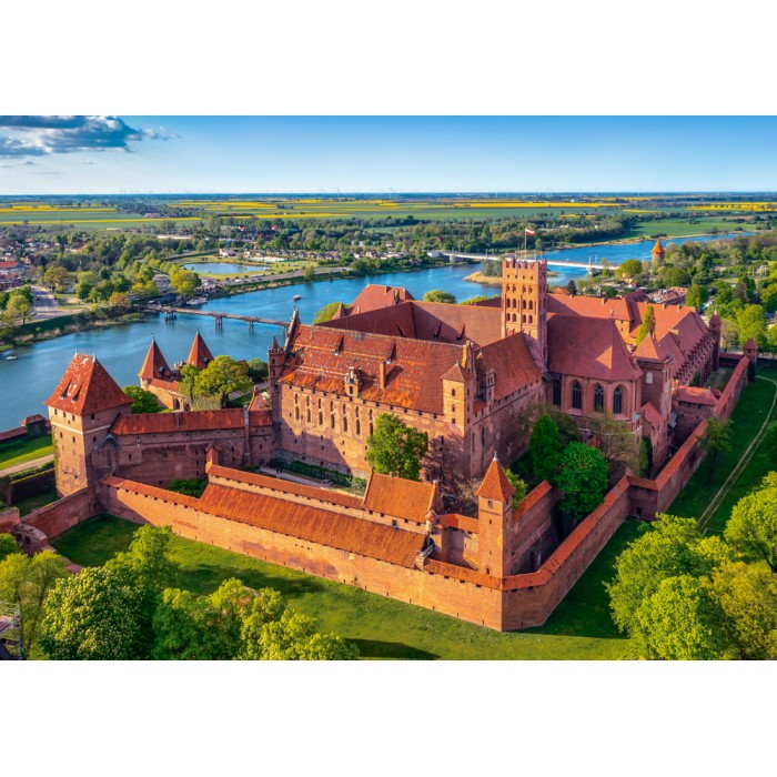 Puzzle Castorland-54039 Schloss Malbork, Polen