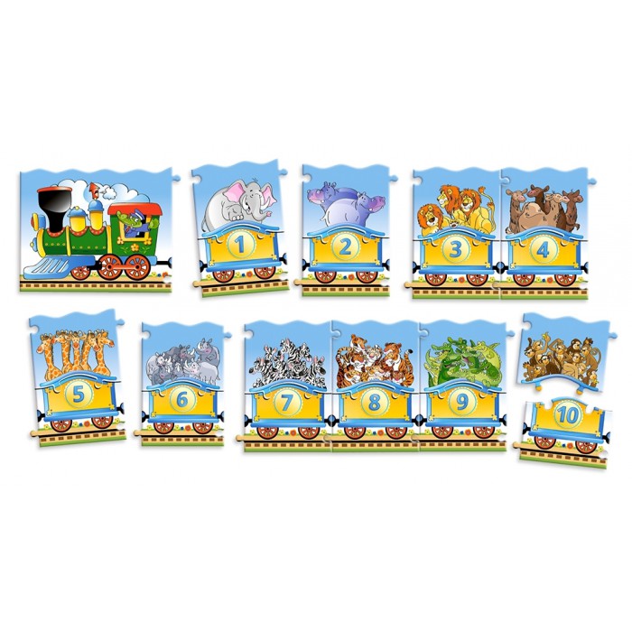Puzzle Castorland-E-135 Zählen Lernen - Der Zug