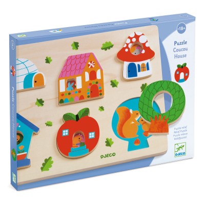 Puzzle Djeco-01064 Hi House