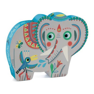Puzzle Djeco-07208 Haathee Asiatischer Elefant