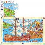 Puzzle  Djeco-07506 Die Piraten