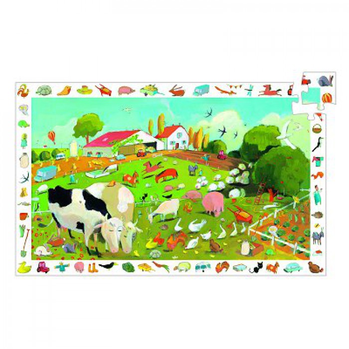 Djeco-07588 Entdecker Puzzle - Das Orchester