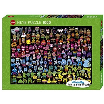 Puzzle Heye-29786 Jon Burgerman - Doodle Rainbow