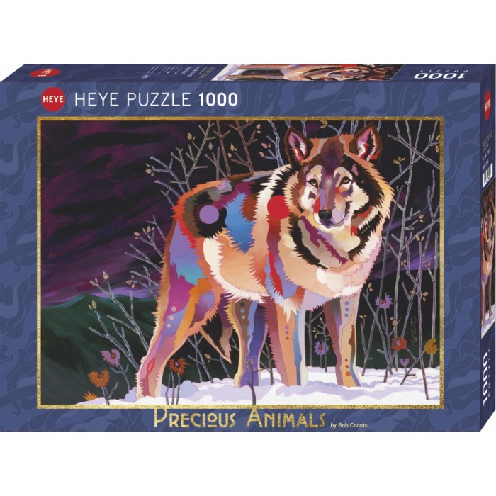 Puzzle  Heye-29939 Night Wolf